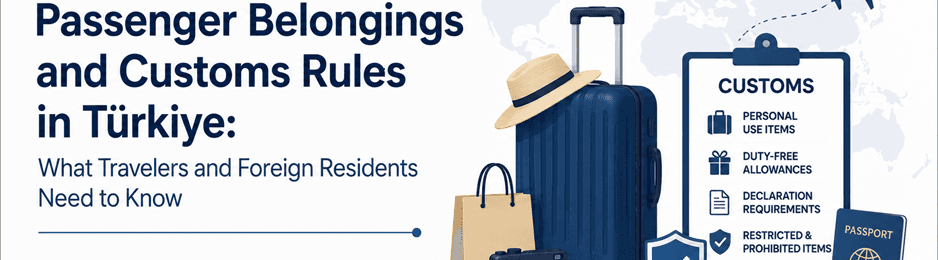 Passenger Belongings and Customs Rules in Türkiye: What Travelers and Foreign Residents Need to Know